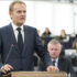 President of the European Council Donald Tusk during a debate on the last EU summit